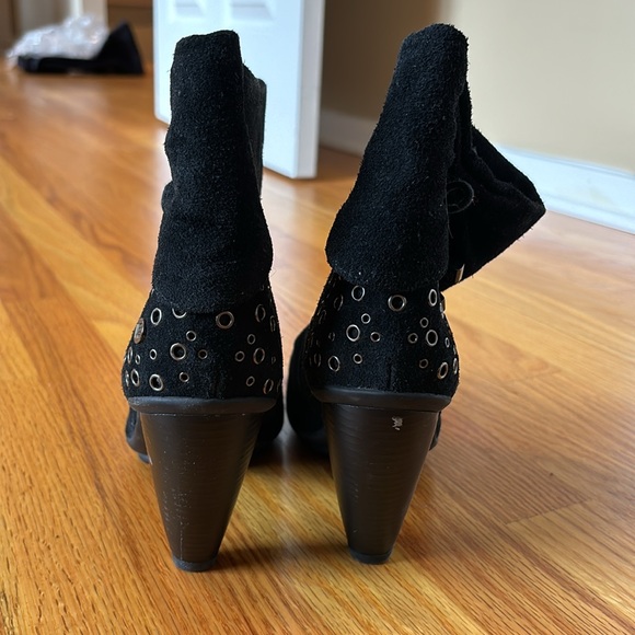 Libby Edelman Suede Booties Size 8.5 - Picture 3 of 7